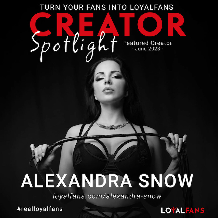 Alexandra Snow Named Loyalfans Featured Creator For June Adult Industry News